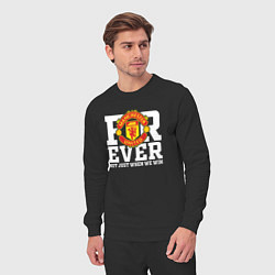 Костюм хлопковый мужской Manchester United FOREVER NOT JUST WHEN WE WIN, цвет: черный — фото 2