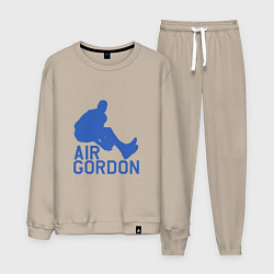 Костюм хлопковый мужской Air Gordon, цвет: миндальный