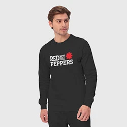 Костюм хлопковый мужской RHCP Logo Red Hot Chili Peppers, цвет: черный — фото 2
