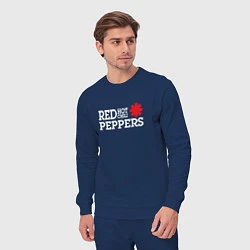 Костюм хлопковый мужской RHCP Logo Red Hot Chili Peppers, цвет: тёмно-синий — фото 2