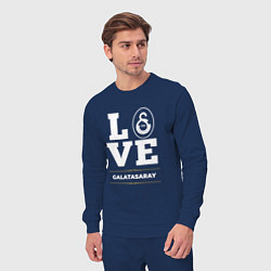 Костюм хлопковый мужской Galatasaray Love Classic, цвет: тёмно-синий — фото 2
