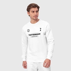 Костюм хлопковый мужской Tottenham Униформа Чемпионов, цвет: белый — фото 2