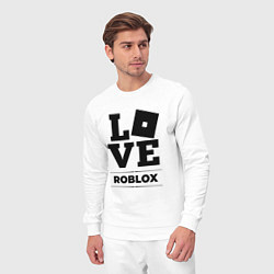 Костюм хлопковый мужской Roblox Love Classic, цвет: белый — фото 2