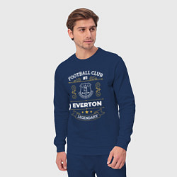 Костюм хлопковый мужской Everton FC 1, цвет: тёмно-синий — фото 2