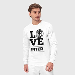 Костюм хлопковый мужской Inter Love Классика, цвет: белый — фото 2