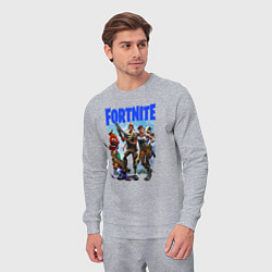 Костюм хлопковый мужской FORTNITE ПЕРСОНАЖИ ИГРЫ, цвет: меланж — фото 2
