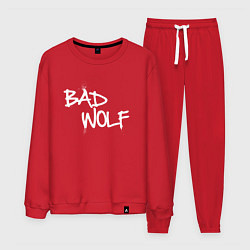 Костюм хлопковый мужской Bad Wolf злой волк, цвет: красный