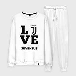 Костюм хлопковый мужской Juventus Love Классика, цвет: белый