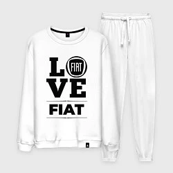 Костюм хлопковый мужской Fiat Love Classic, цвет: белый