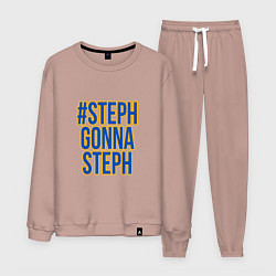 Костюм хлопковый мужской Gonna Steph, цвет: пыльно-розовый