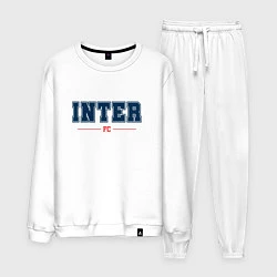 Костюм хлопковый мужской Inter FC Classic, цвет: белый