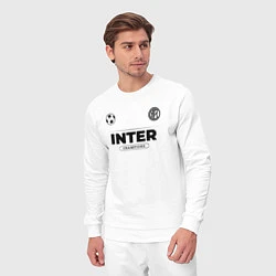 Костюм хлопковый мужской Inter Униформа Чемпионов, цвет: белый — фото 2