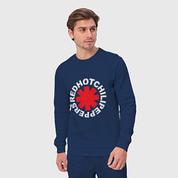 Костюм хлопковый мужской Peppers - Logo, цвет: тёмно-синий — фото 2