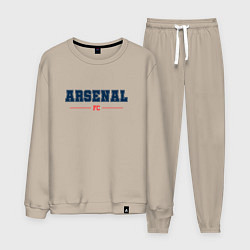 Костюм хлопковый мужской Arsenal FC Classic, цвет: миндальный