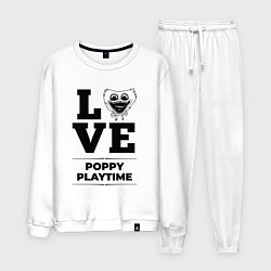 Костюм хлопковый мужской Poppy Playtime Love Classic, цвет: белый