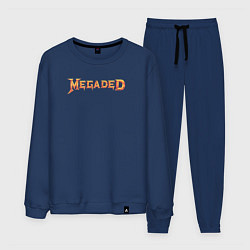 Костюм хлопковый мужской MEGADED, цвет: тёмно-синий