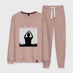 Костюм хлопковый мужской World Violation Tour Depeche Mode, цвет: пыльно-розовый