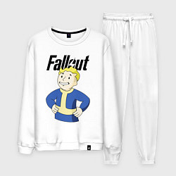 Костюм хлопковый мужской Fallout blondie boy, цвет: белый