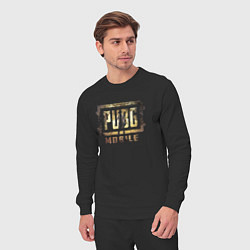 Костюм хлопковый мужской PUBG Mobile - gold theme, цвет: черный — фото 2