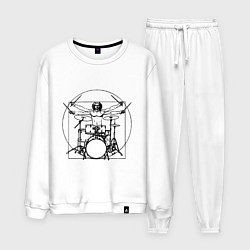 Мужской костюм Vitruvian drummer