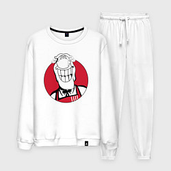 Костюм хлопковый мужской Доктор Ливси - KFC Edition, цвет: белый