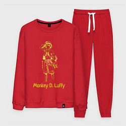 Мужской костюм Monkey D Luffy Gold