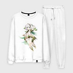 Костюм хлопковый мужской Нахида - Genshin Impact, цвет: белый