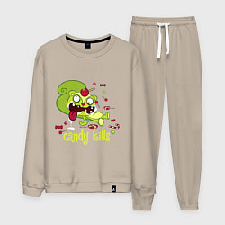 Костюм хлопковый мужской Nutty - candy kills, цвет: миндальный