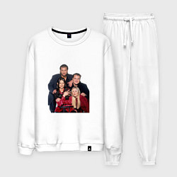 Костюм хлопковый мужской Ace of base, цвет: белый