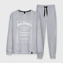 Костюм хлопковый мужской Jack Daniels, цвет: меланж