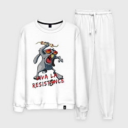 Костюм хлопковый мужской La resistance, цвет: белый