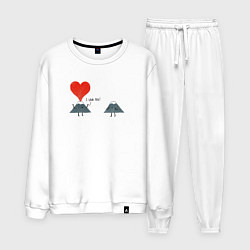 Мужской костюм I lava you!