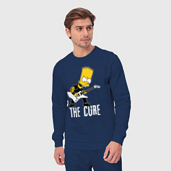 Костюм хлопковый мужской The Cure Барт Симпсон рокер, цвет: тёмно-синий — фото 2