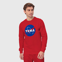 Костюм хлопковый мужской Тема Наса, цвет: красный — фото 2