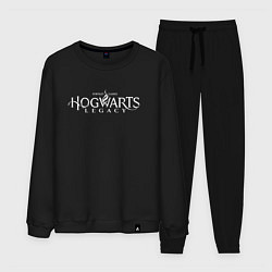 Мужской костюм Hogwarts Legacy белый логотип