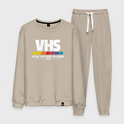 Костюм хлопковый мужской VHS retro 1976, цвет: миндальный