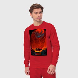Костюм хлопковый мужской DnD Dices: Honor Among Thieves, цвет: красный — фото 2