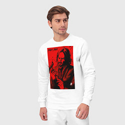 Костюм хлопковый мужской John Wick Baba Yaga art, цвет: белый — фото 2