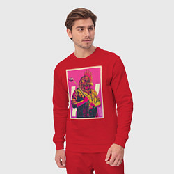 Костюм хлопковый мужской Dangerous Jacket, цвет: красный — фото 2