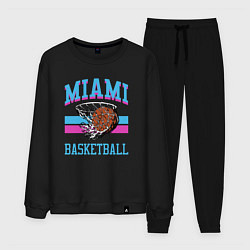 Костюм хлопковый мужской Basket Miami, цвет: черный