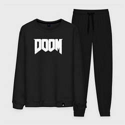 Костюм хлопковый мужской Doom nightmare mode, цвет: черный