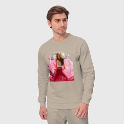 Костюм хлопковый мужской Суши Девон Аоки Honda s2000, цвет: миндальный — фото 2