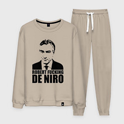 Костюм хлопковый мужской Robert De Niro, цвет: миндальный