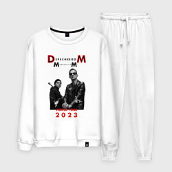 Костюм хлопковый мужской Depeche Mode 2023 Memento Mori - Dave & Martin 03, цвет: белый