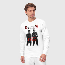 Костюм хлопковый мужской Depeche Mode - Memento Mori, цвет: белый — фото 2