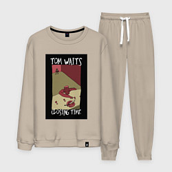 Костюм хлопковый мужской Tom Waits - Closing Time, цвет: миндальный