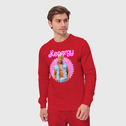 Костюм хлопковый мужской Kenergy Ryan Gosling, цвет: красный — фото 2