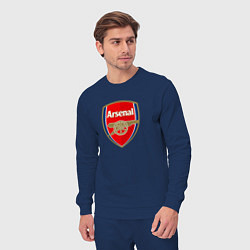 Костюм хлопковый мужской Arsenal fc sport, цвет: тёмно-синий — фото 2