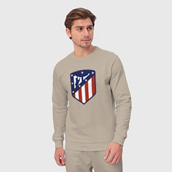 Костюм хлопковый мужской Atletico Madrid FC, цвет: миндальный — фото 2