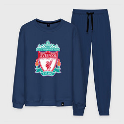 Костюм хлопковый мужской Liverpool fc sport collection, цвет: тёмно-синий